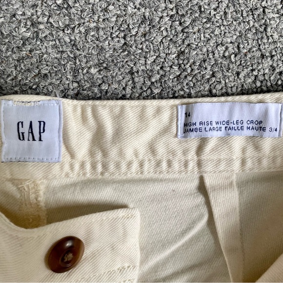 Gap High Rise Wide Leg Crop NEW size 14 - Picture 5 of 5